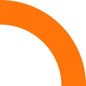 A thick orange arc on a black background, positioned in the top left corner of the image, adds a bold pop—perfect for highlighting your Tampa plumbing or plumber brand.